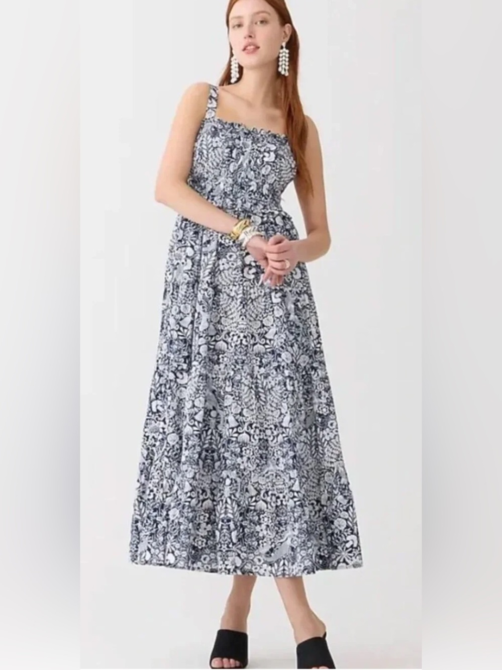 Sevilla Tiered Dress by J.Crew XXL Mermaid Floral